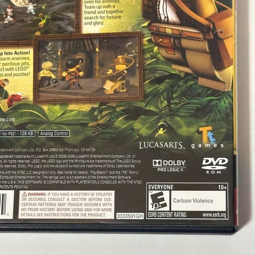 Playstation 2 LEGO Indiana Jones the Original Adventure Complete With Manual 200